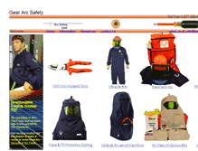 Tablet Screenshot of geararcsafety.com